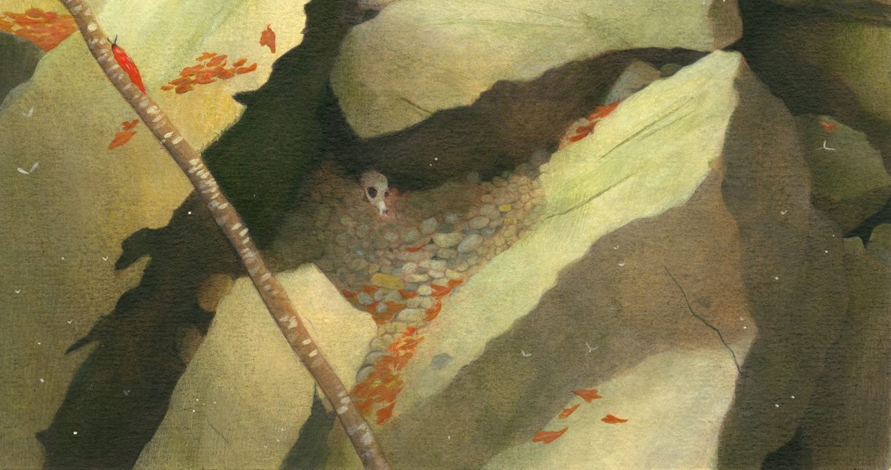 dettaglio dell'illustrazione 'Giù nella forra'